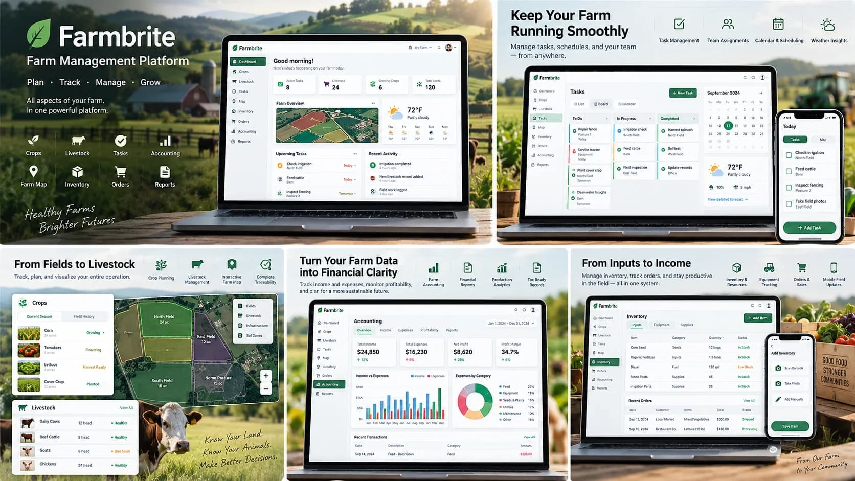 Farm Operations Management App — representative screenshot