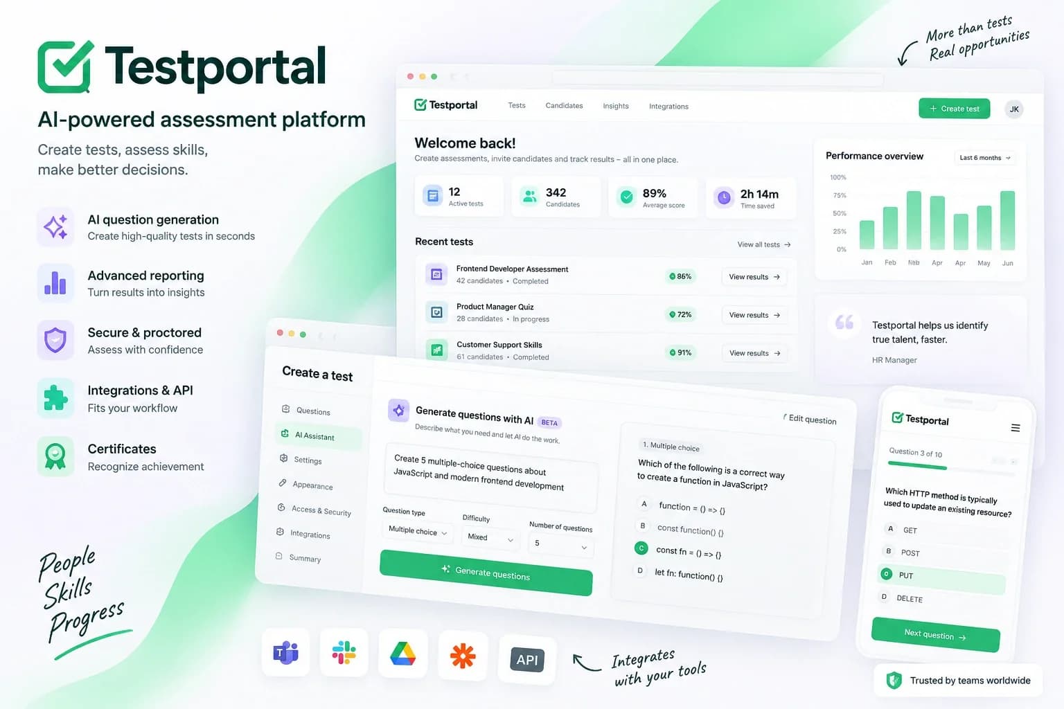 Real-Time Exam Practice Platform — representative screenshot